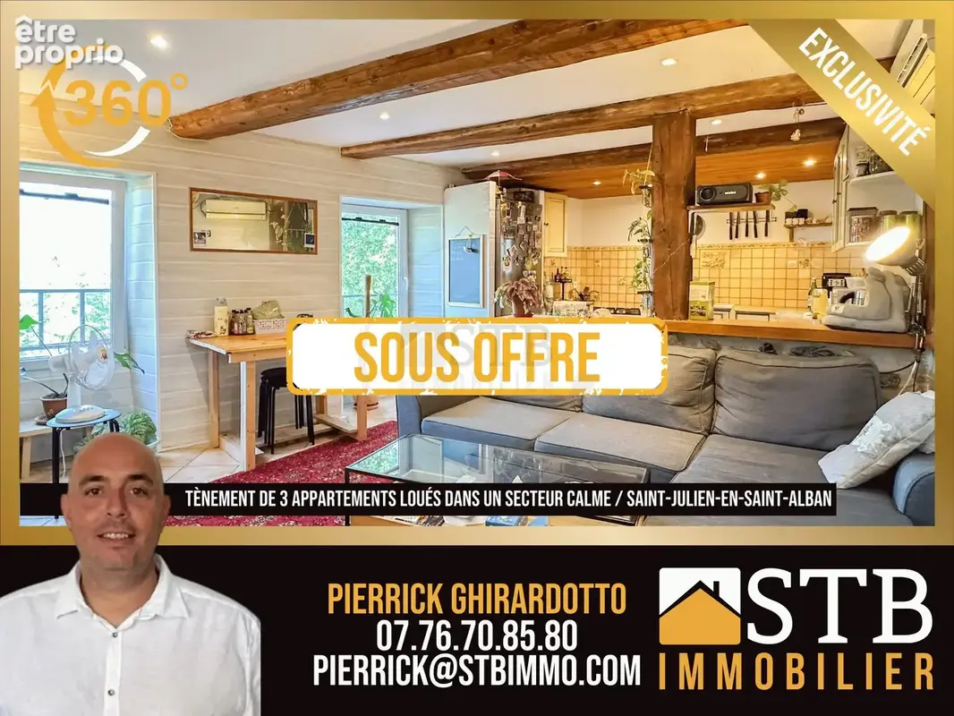 Appartement à SAINT-JULIEN-EN-SAINT-ALBAN