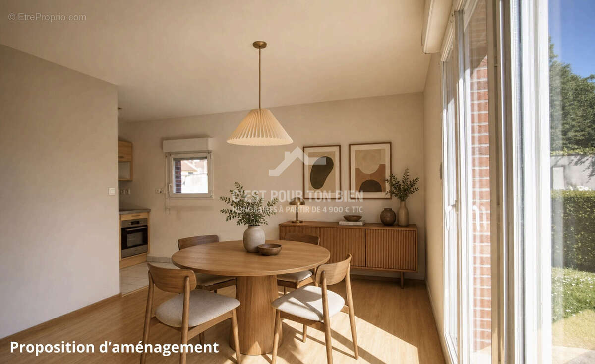 Appartement 45 m² à Mons-En-Baroeul  - photo 7