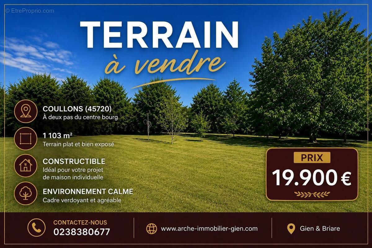 Terrain à COULLONS