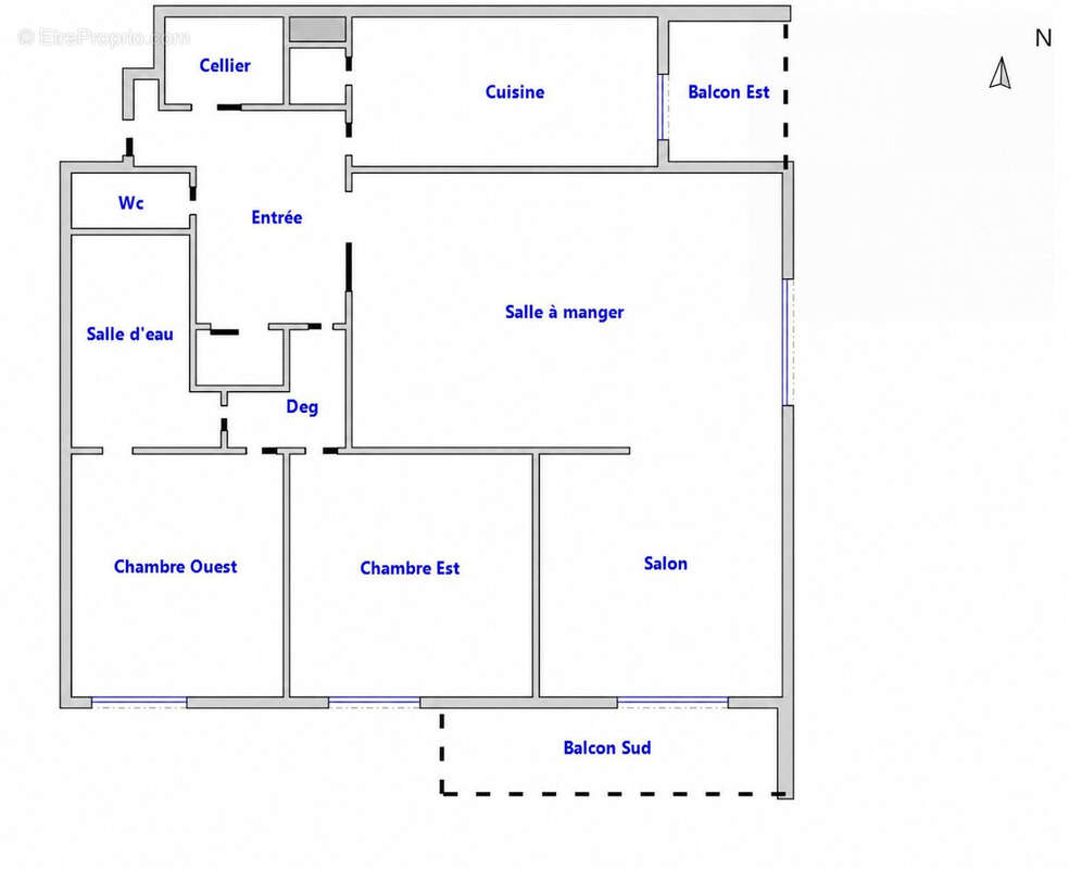 Appartement 83 m² à Annecy-Le-Vieux  - photo 3