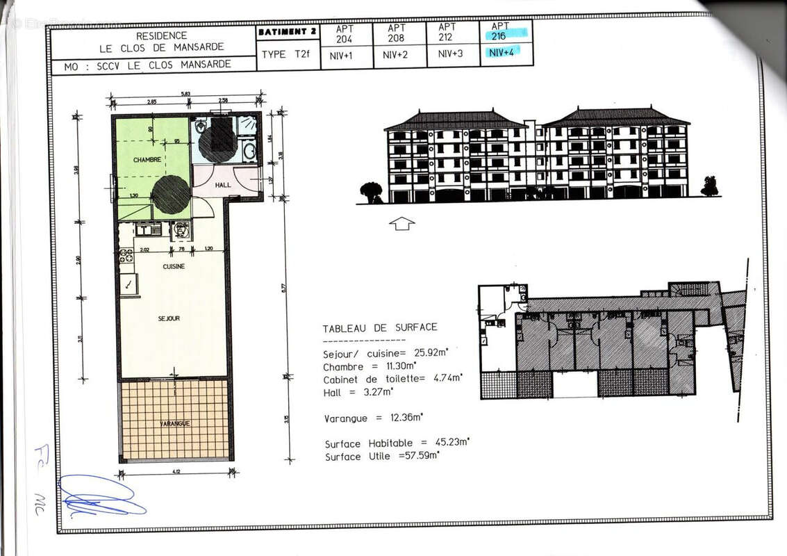 Appartement à LE ROBERT