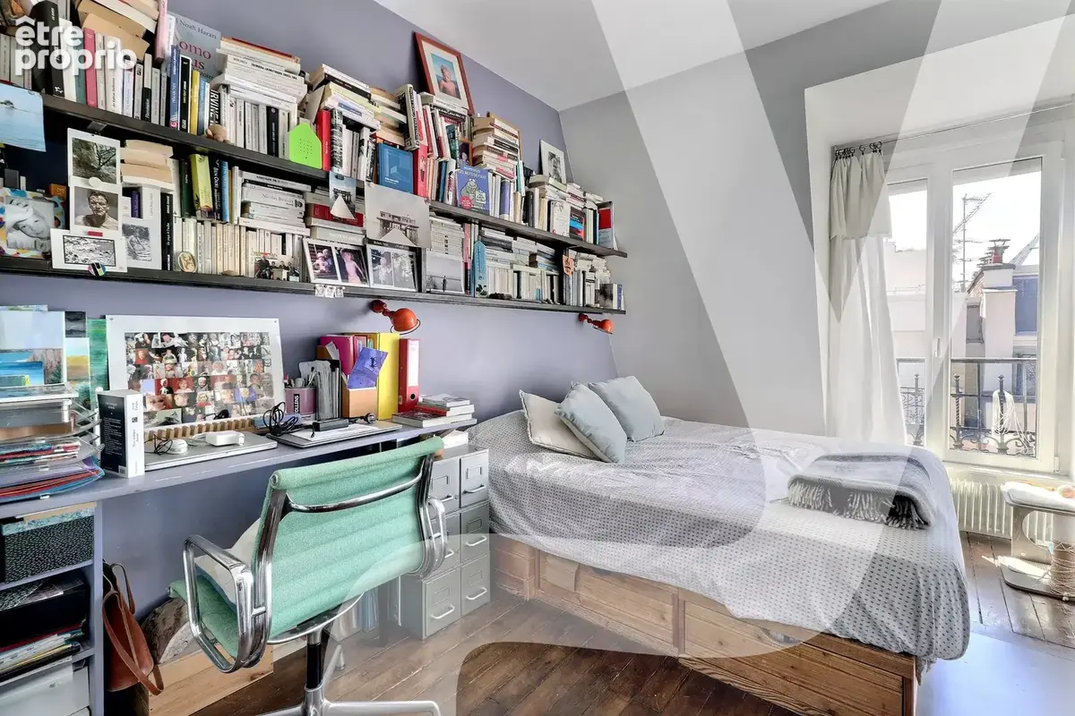 Paris 20e – Village Saint-Fargeau  Duplex 95 m² (102 m² au sol) en dernier étage, 3 chambres dont suite parentale - photo 9