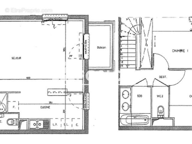 Appartement à BUSSY-SAINT-GEORGES