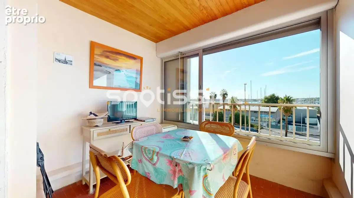 CAP D'AGDE, Falaises - Studio cabine avec loggia et Parking Privé dans résidence sécurisée - photo 12