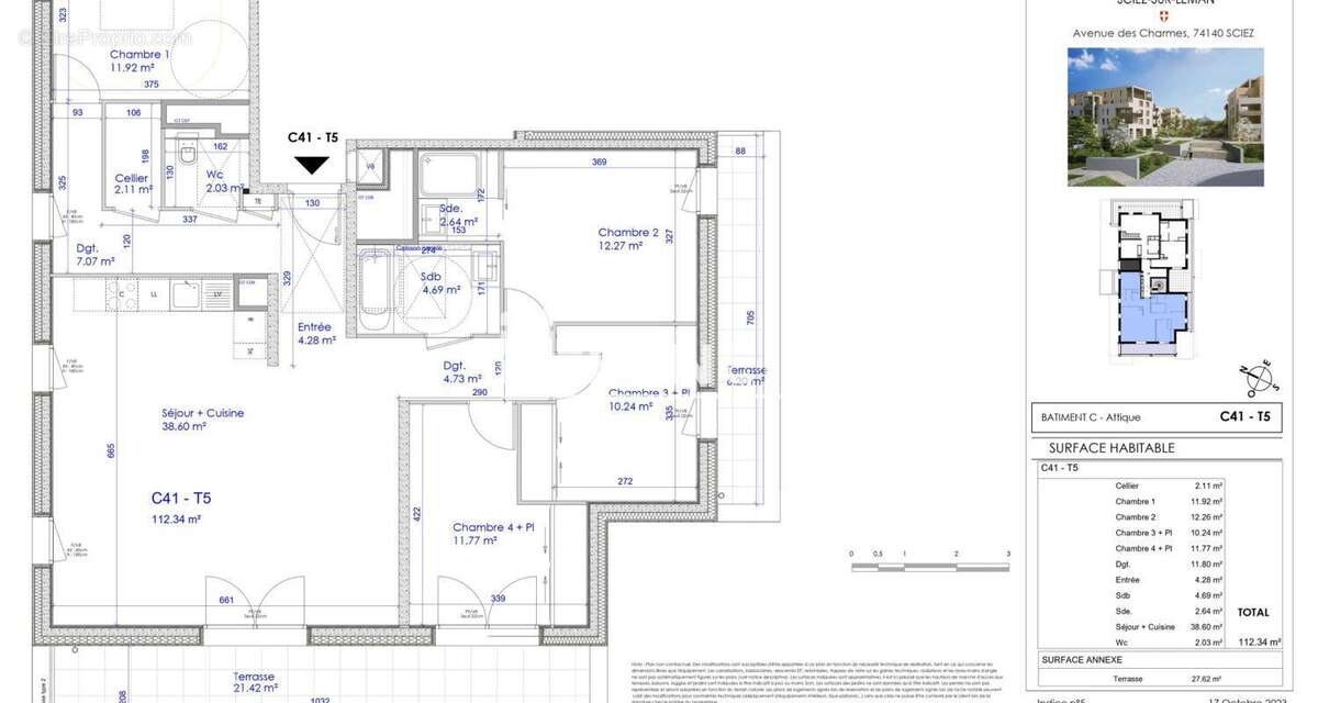 Appartement à SCIEZ