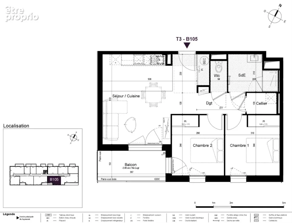 FOURAS - Appartement 3 pièces 58.87 m² - photo 9