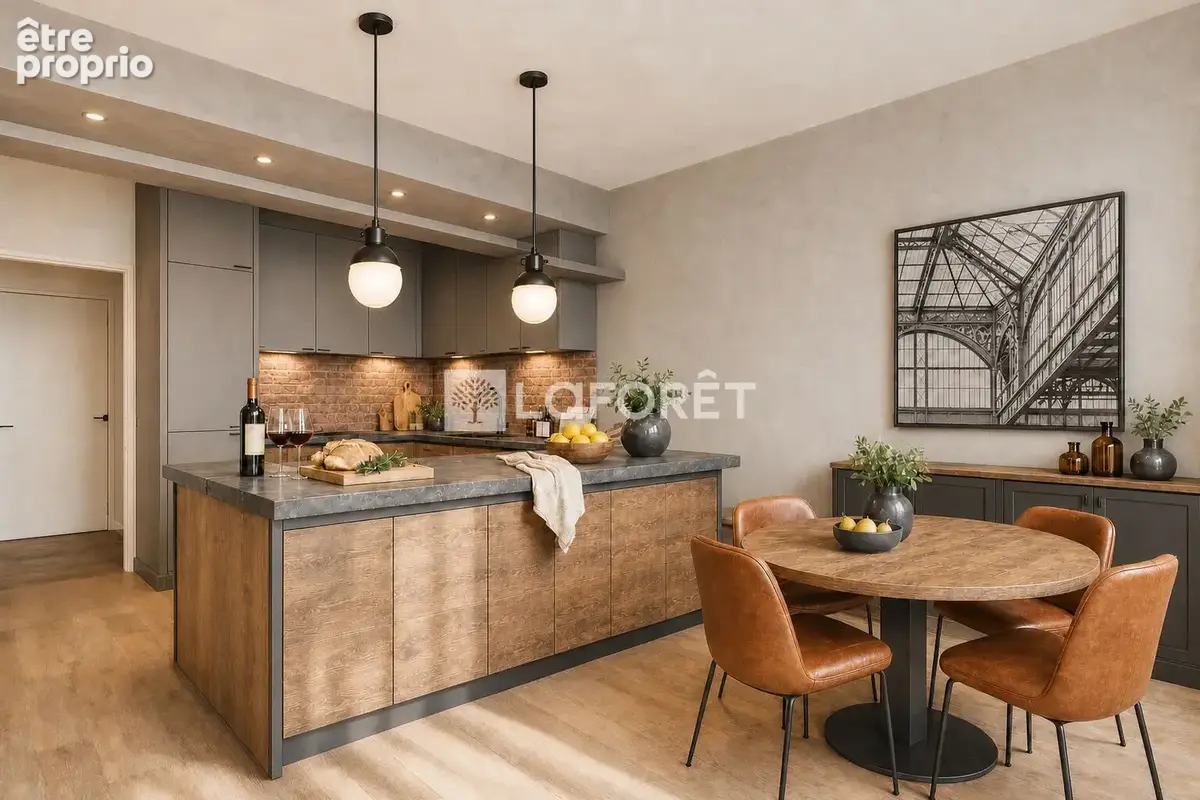 Paris 15e - George Brassens  Appartement de 75 m² au fort potentiel, esprit loft industriel - photo 2