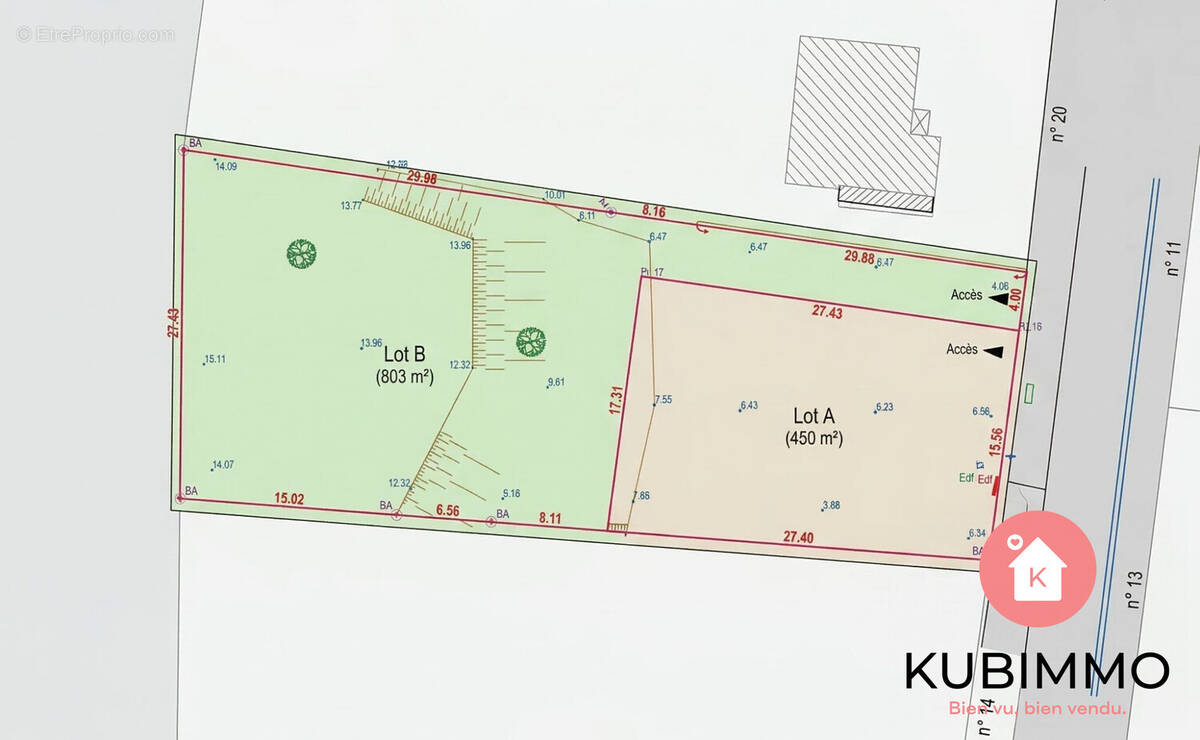Terrain à LONGEVILLE-SUR-MER