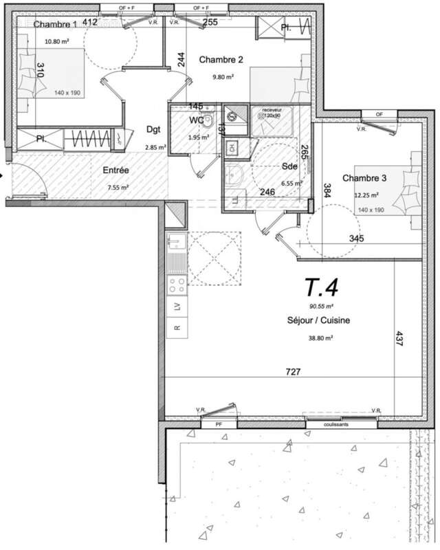 Appartement 90 m² à Perros-Guirec  - photo 8