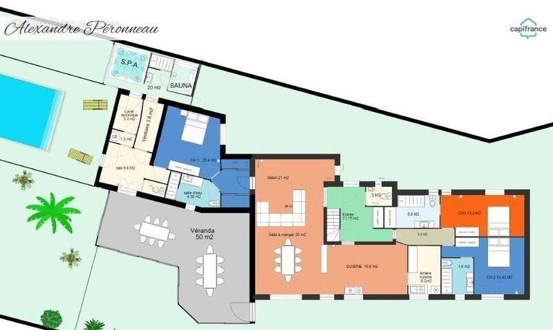  villa d’exception – 6 pièces – piscine, spa, cinéma + maison annexe indépendante - photo 2