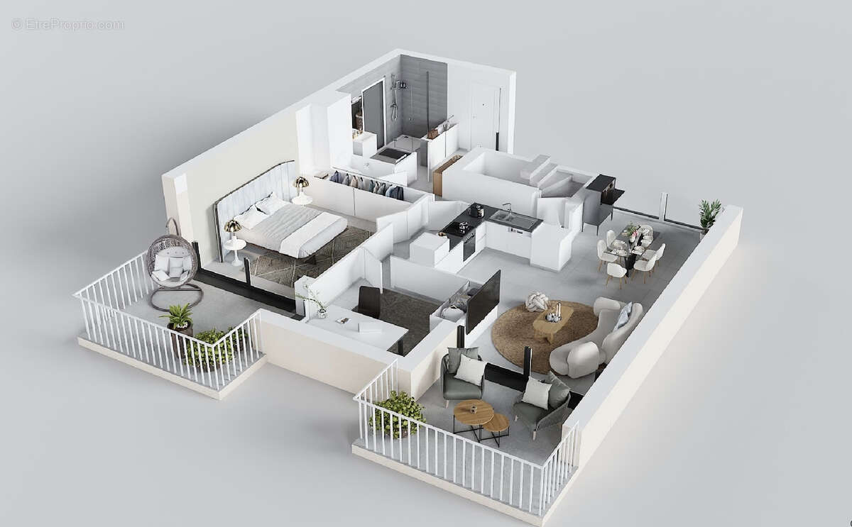 Appartement à LA TURBIE