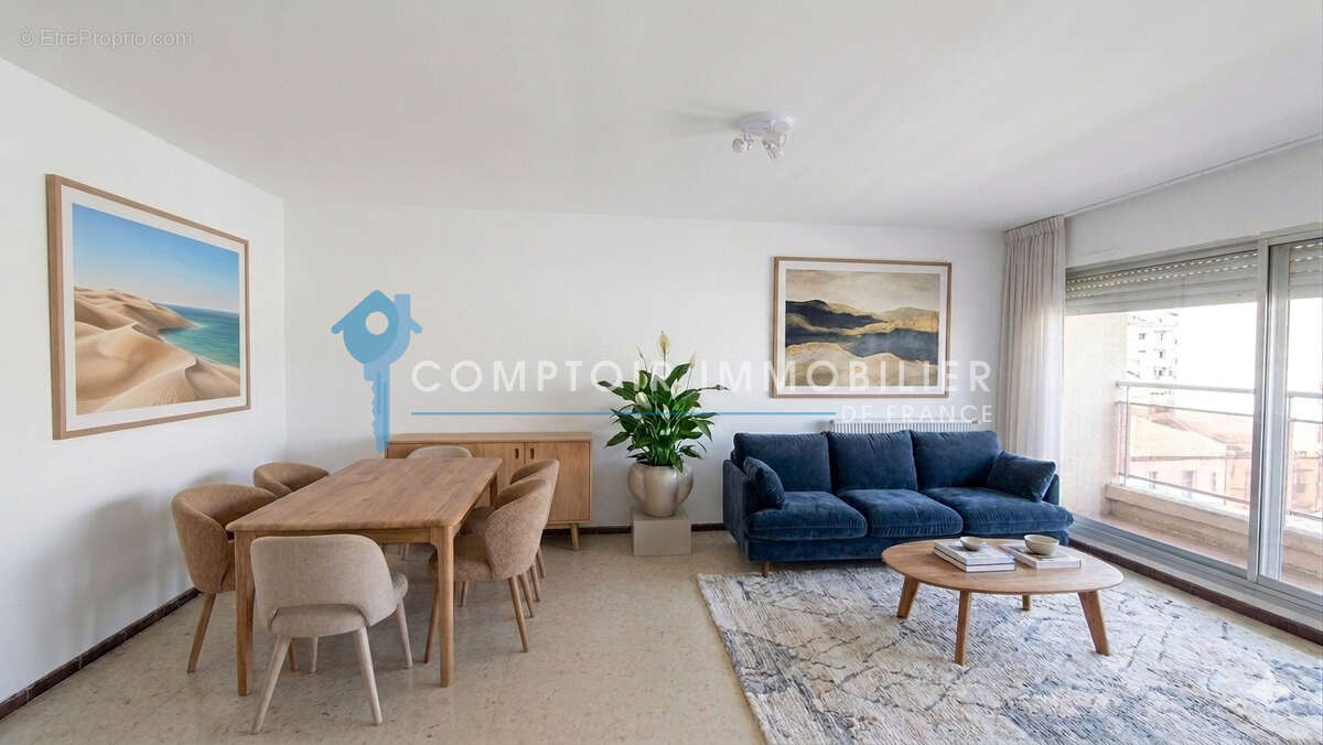 Appartement t3 avec ascenseur, loggia, proche jardins de la fontaine - photo 2