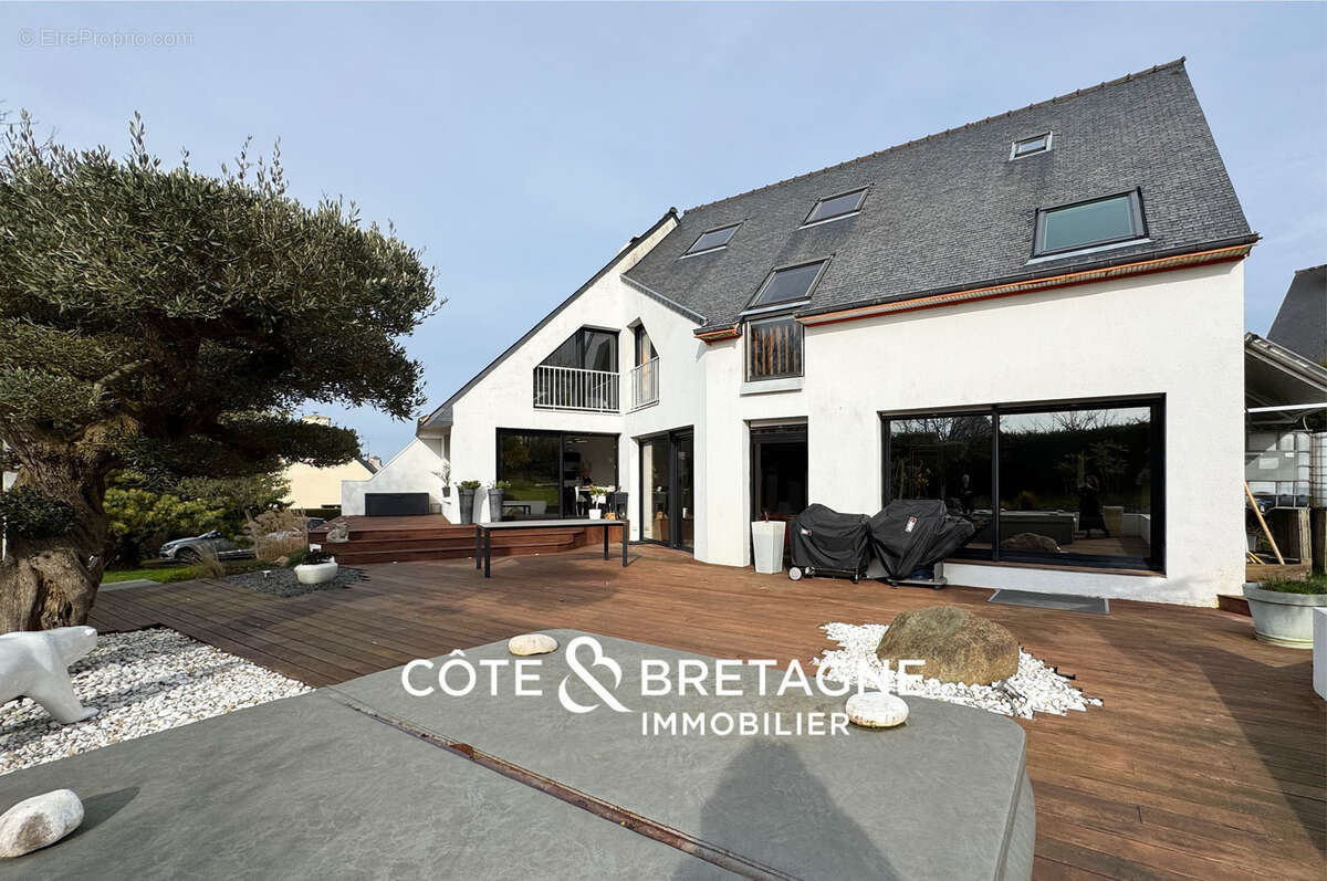 Maison d'architecte avec jardin paysager a tregueux pres de saint-brieuc  réf : 202588 - photo 21