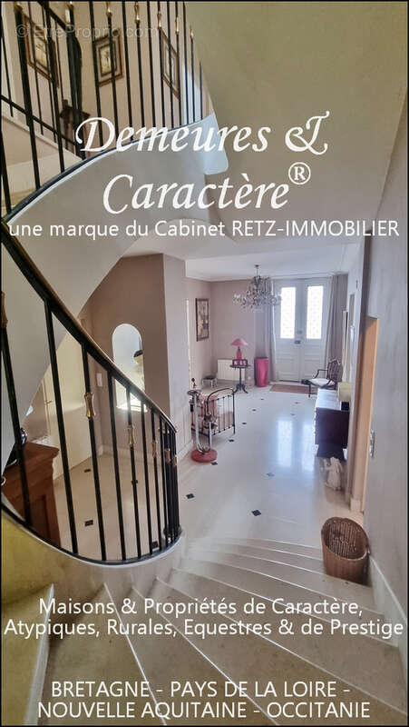 Grande demeure bourgeoise centre bourg, dépendances, accès rivière - photo 20