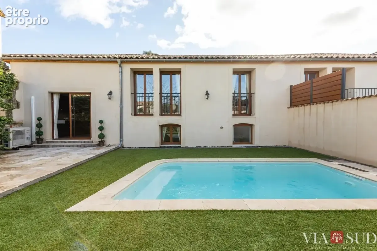 Ensemble immobilier avec 2 logements, piscine et garages  176 m² - photo 39