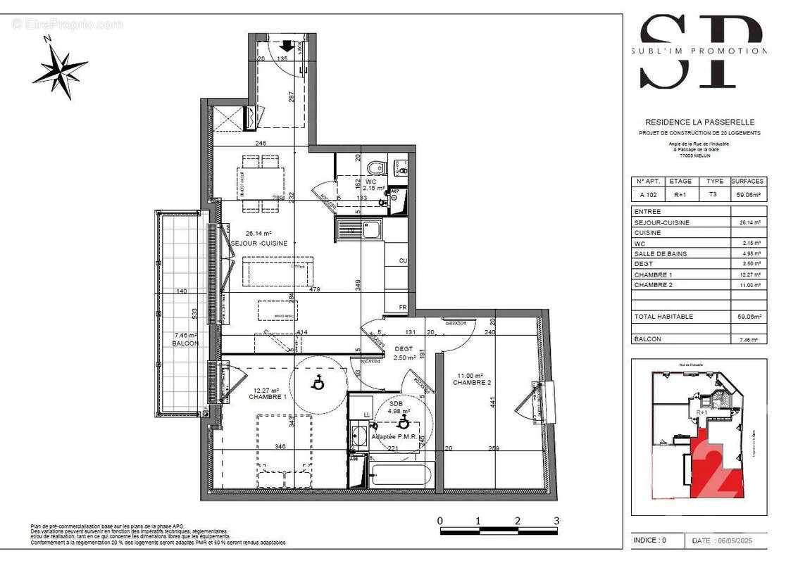 Appartement à MELUN