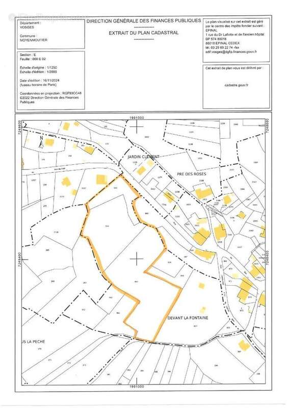 Terrain à MOYENMOUTIER
