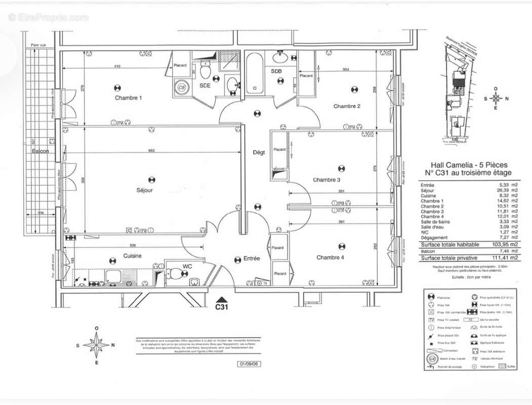 Plan - Appartement à LES LILAS