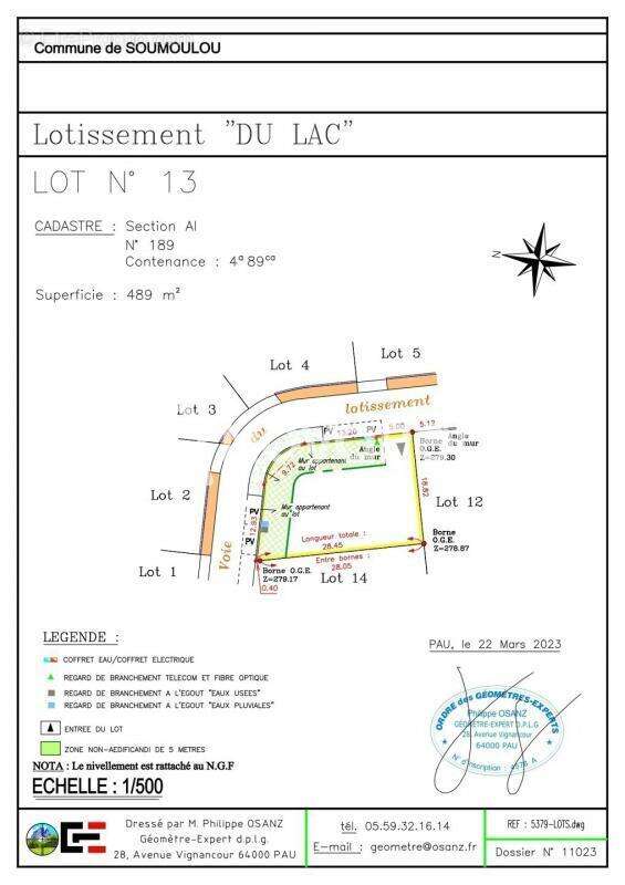 Terrain à SOUMOULOU