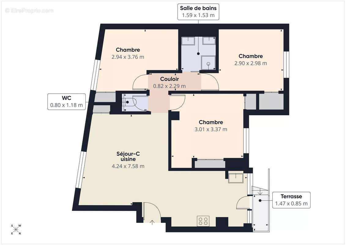 Appartement à NICE