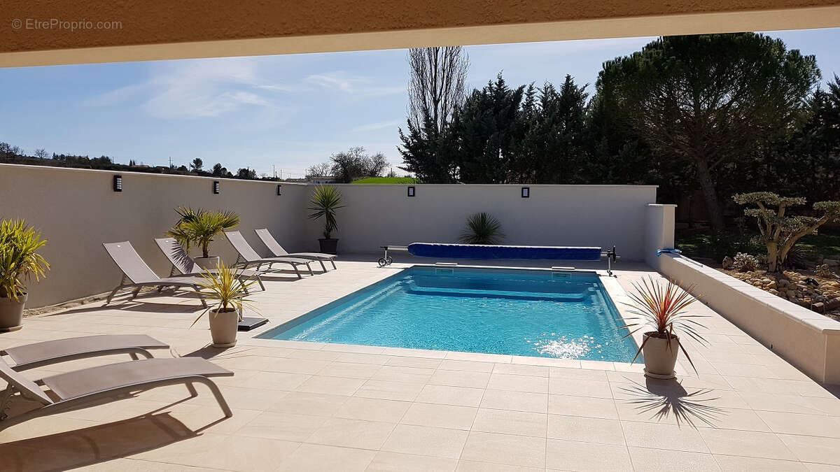 Grande maison 235 m2 ambiance campagne avec vue Cévennes et piscine chauffée - photo 25