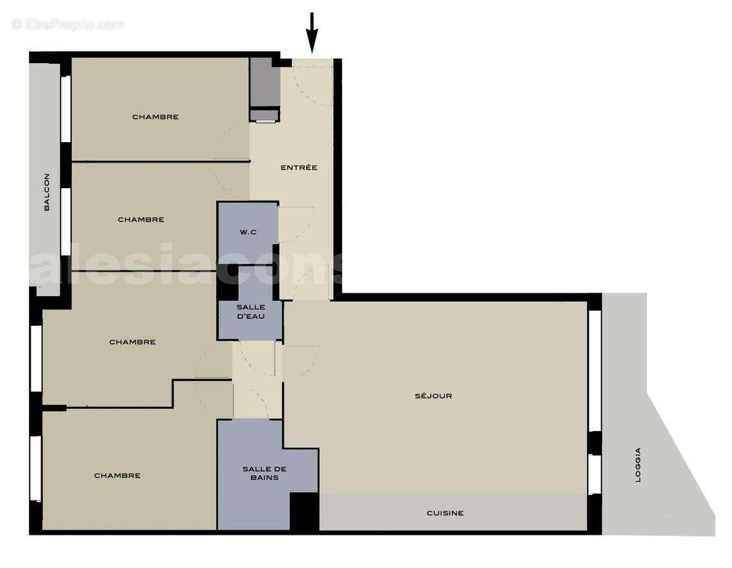 veil15-most-plan1 - Appartement à BAGNEUX