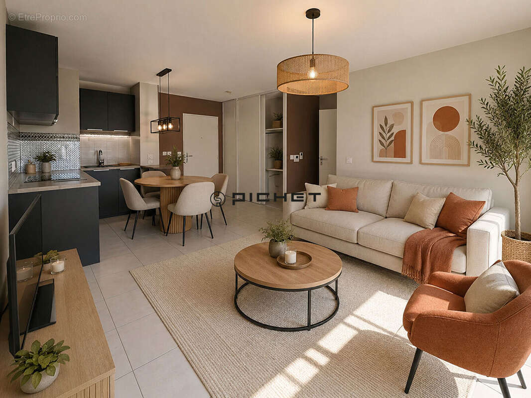 LA ROCHELLE QUARTIER LA GENETTE Appartement La Rochelle 2 pièces 43.68 m2, terrasse et box fermé. - photo 6