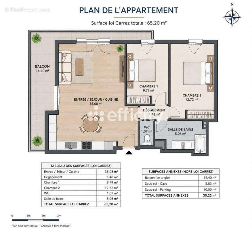 Appartement - photo 10