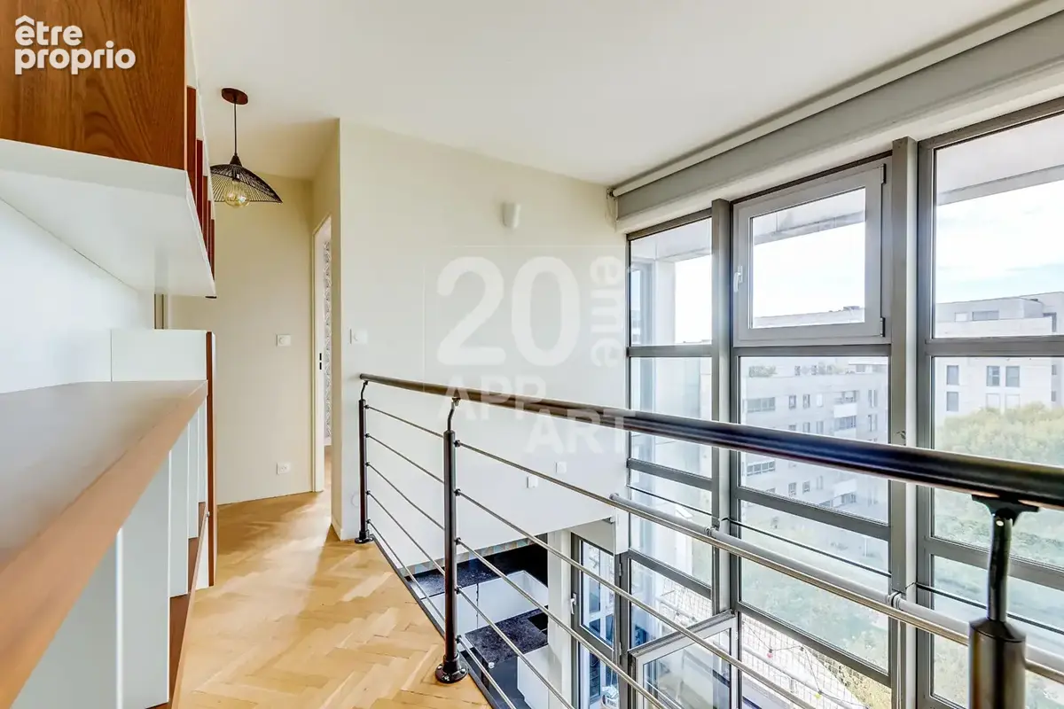 Paris 20 - saint-fargeau/gambetta -  duplex 3 pièces, balcon/terrasse, cave, box - photo 10