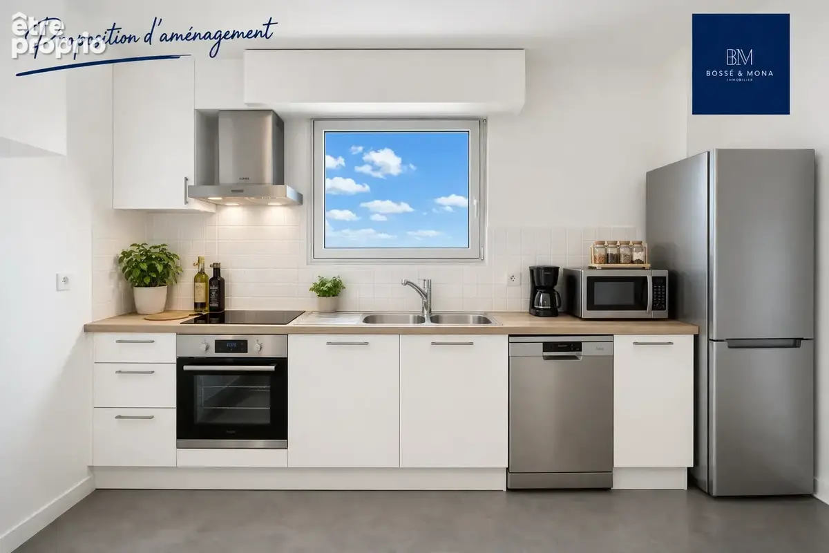 Appartement 95m2, dernier étage, avec terrasse, balcon et 2 places de stationnement, rue Lambrechts - photo 11