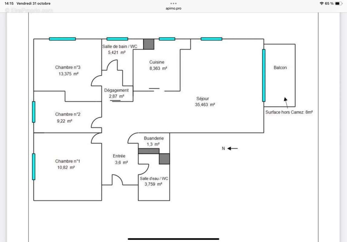 Appartement à MENTON