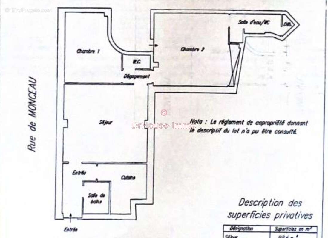 Appartement à PARIS-8E