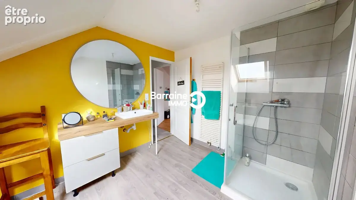 Rare sur le marché! barraine immo - baud - maison de ville en pierres de 130 m2 non mitoyenne  sur terrain de 650m² - photo 2