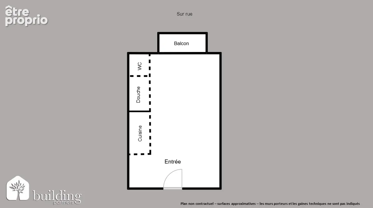 Batignolles Cardinet Paris 17ème - Studio meublé 8,85 m² habitables - photo 2