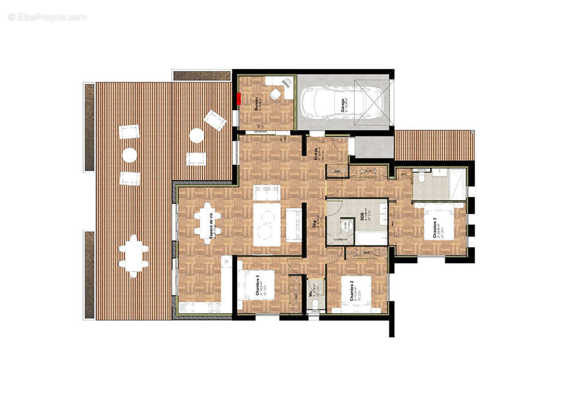 Maison familiale 5 pièce(s) 126 m2 - photo 10
