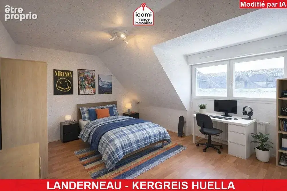 Finistere - landerneau (29800) - a vendre - maison t7 avec 4 chambres et salon sejour double en excellent etat et dpe c - calme  - photo 10