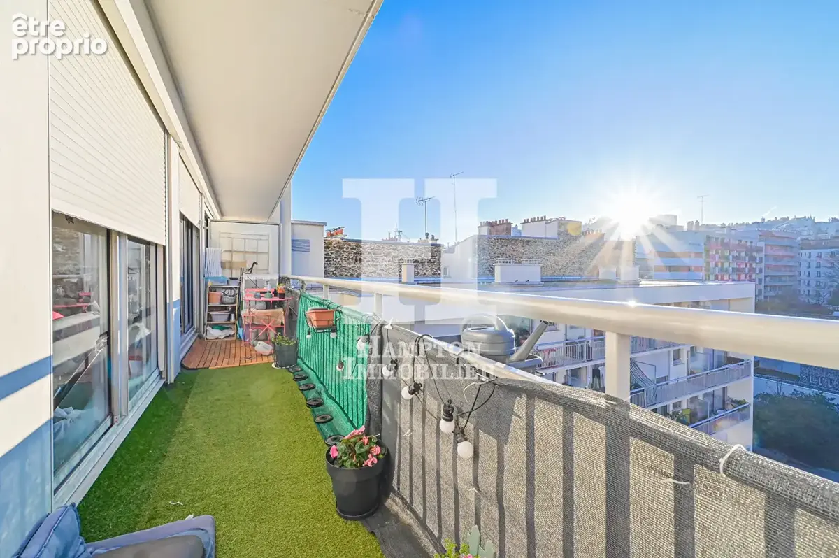 Buttes Chaumont / Rue Manin. Appartement type 5 pièces 97.26 m2 avec deux balcons - photo 9