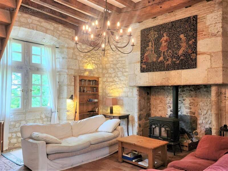 Belle propriété historique en pierre avec parc arboré - Dépendances et piscine - à vendre - proche de CASTILLONNES (47) - photo 6