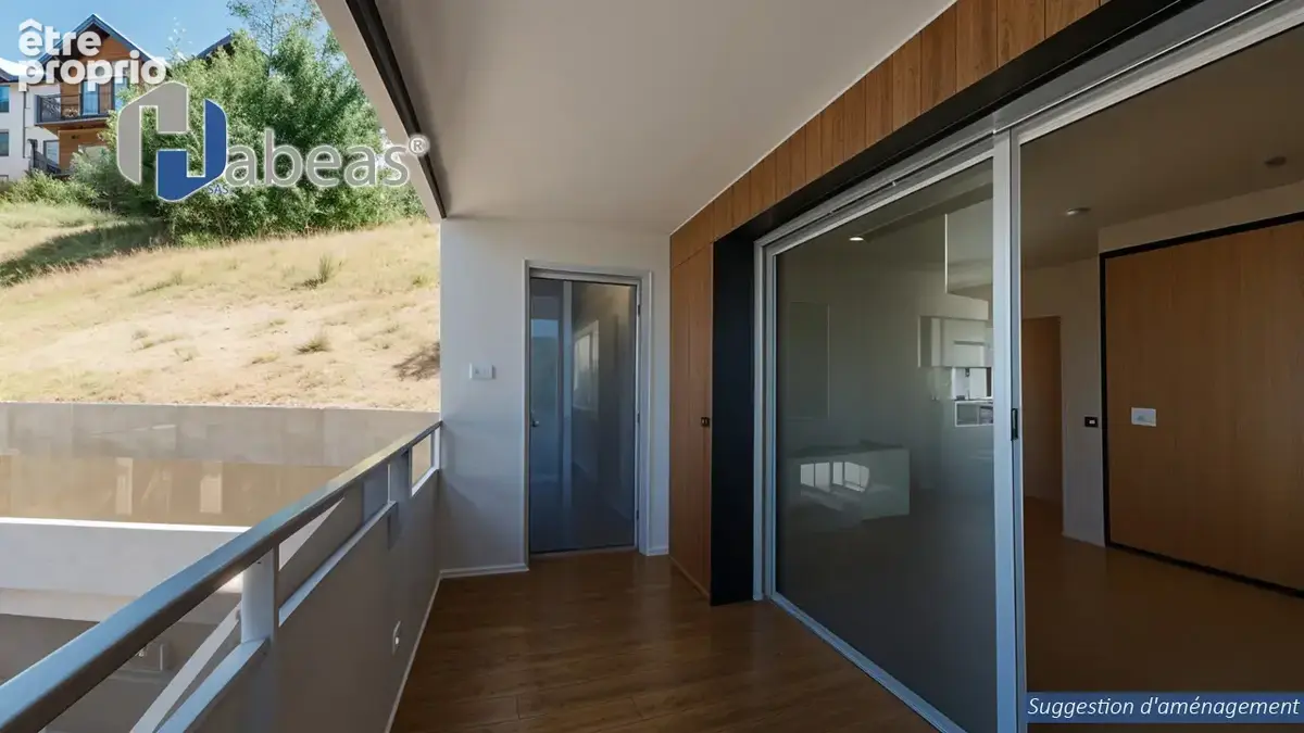 T3 avec 1 chambre plus 2 cabines , 64.83m², Balcon 5,58m², Casier à Ski, cellier - photo 3