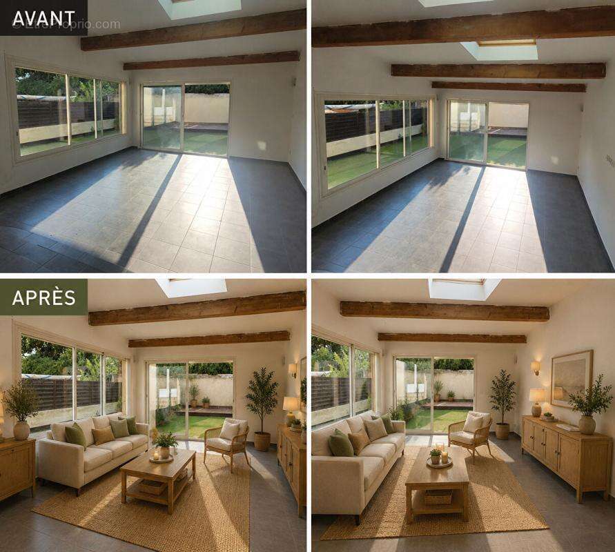 Maison T6 -  101m², garage, jardin piscinable à Coursan - photo 5