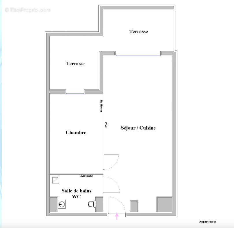 Appartement à GILETTE