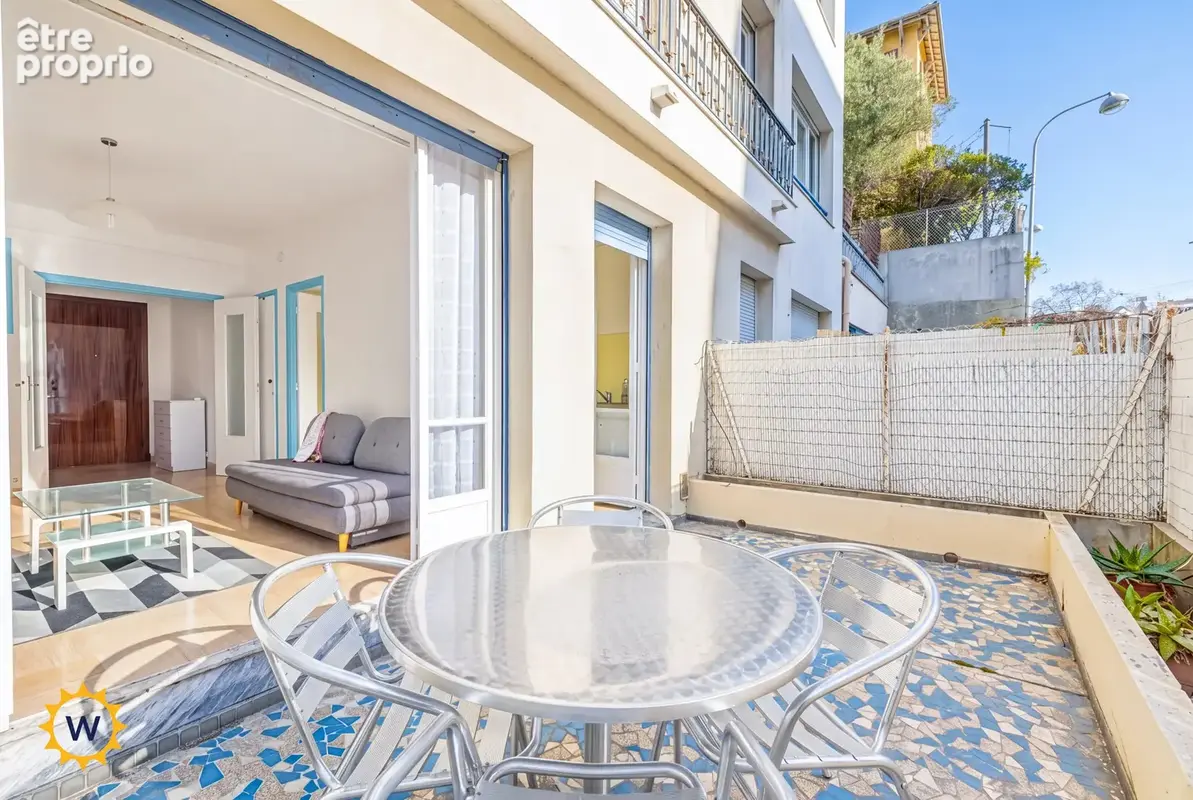 NICE OUEST / BD DE MAGNAN - Appartement de type F1 de 33 m2 avec terrasse de 10 m2, une cave incluse, proximité mer, commerces e - photo 2