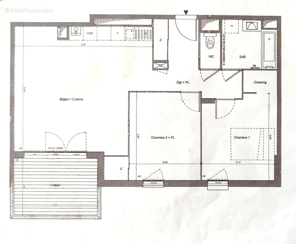 Appartement à FRANCHEVILLE