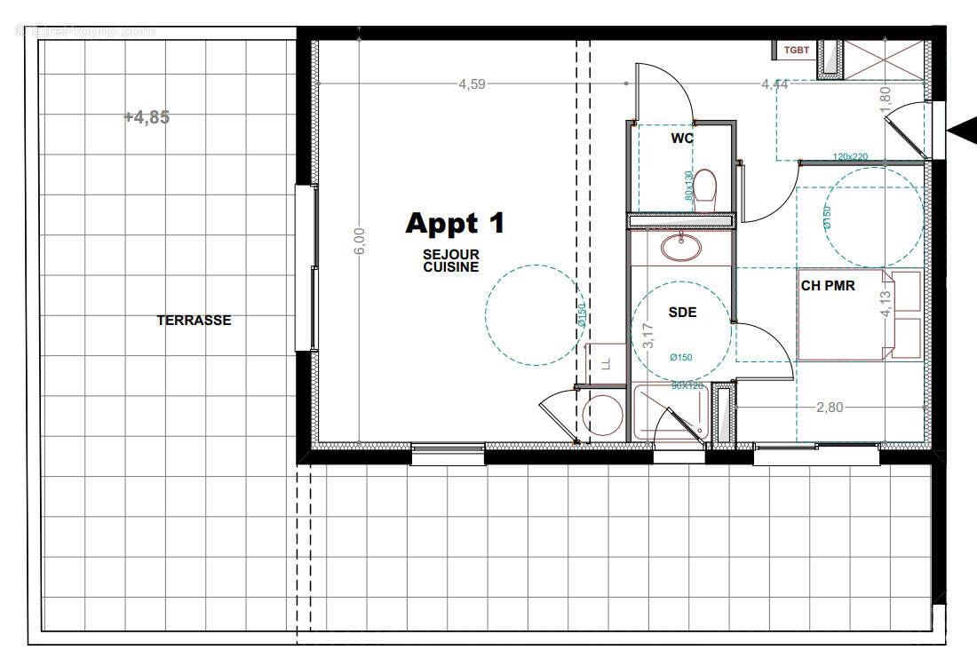 Appartement T2 - Palavas - photo 5
