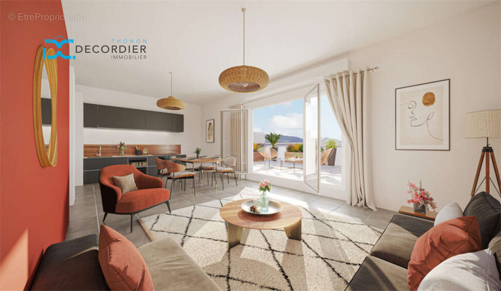 À vendre thonon - t4 neuf avec terrasse - photo 10