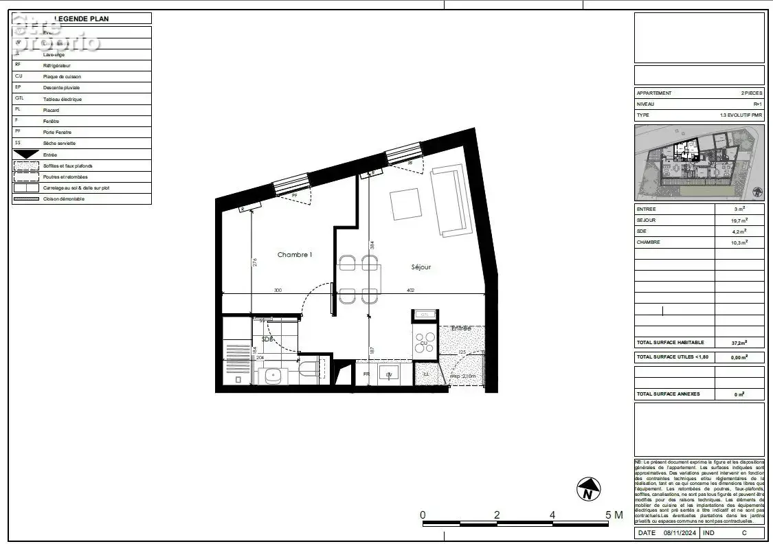 Appartement 37 m² à Toulouse  - photo 4