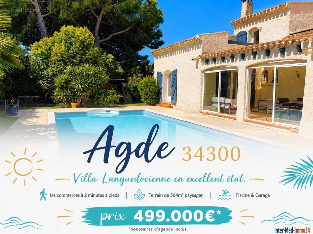 Maison à AGDE