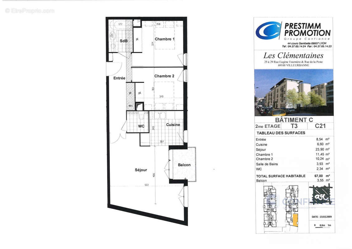 Appartement à VILLEURBANNE