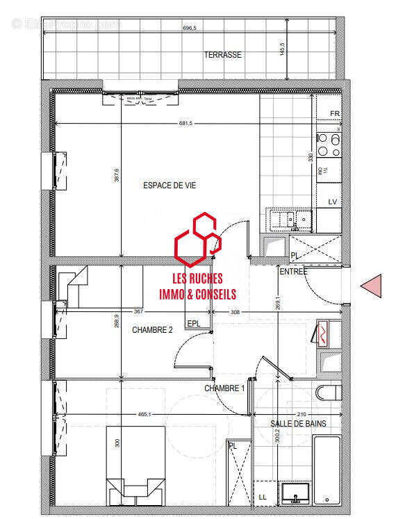 Appartement à LAGNY-SUR-MARNE