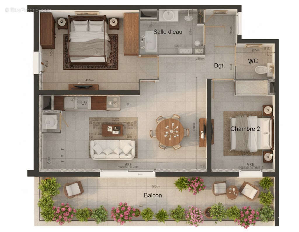 Appartement à SAUVIAN